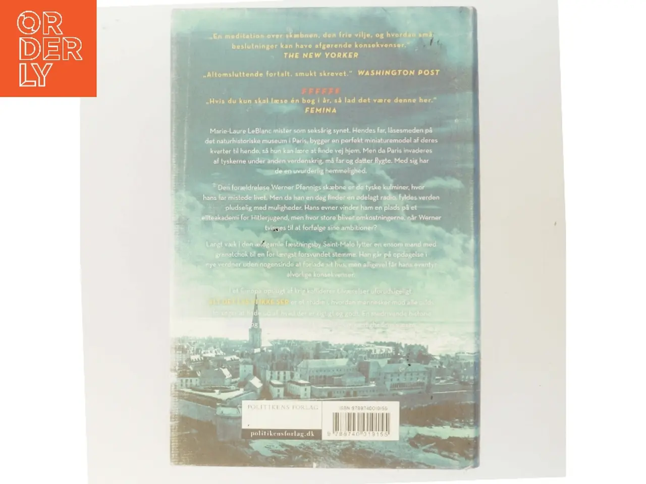 Billede 3 - Alt det lys vi ikke ser : roman af Anthony Doerr (Bog)