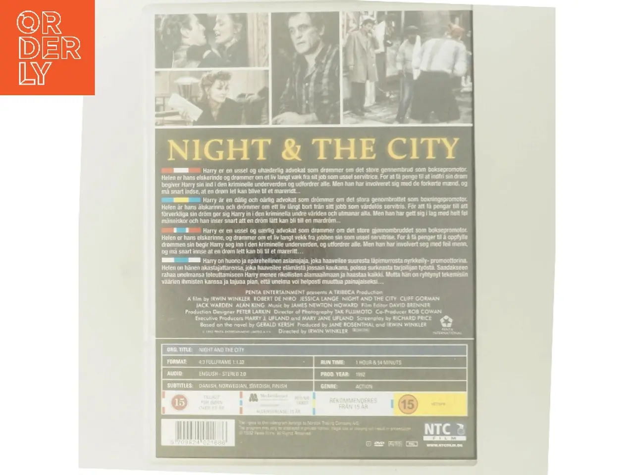 Billede 3 - Night and the City med Robert De Niro (DVD)