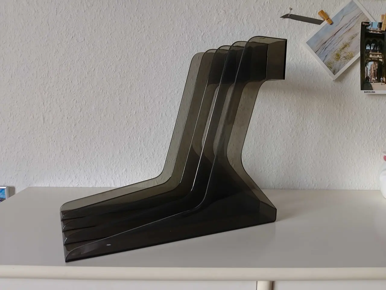 Billede 3 - LP holder røgfarvet akryl