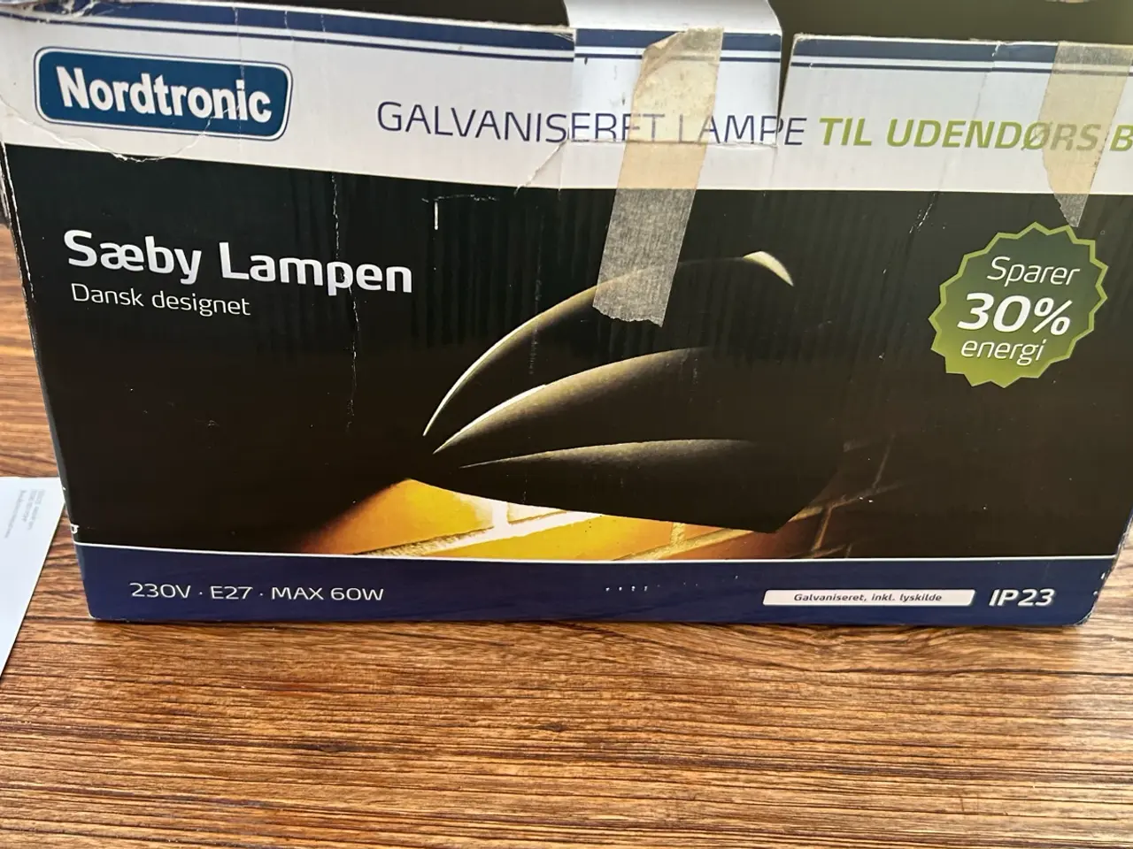Billede 6 - Udendørs væglampe galvaniseret