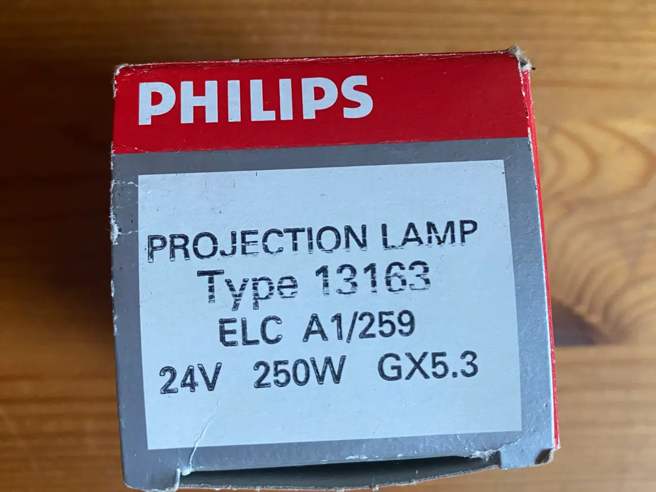Billede 1 - Ny Philips Projection Lamp Type 13163 ELC A1/259