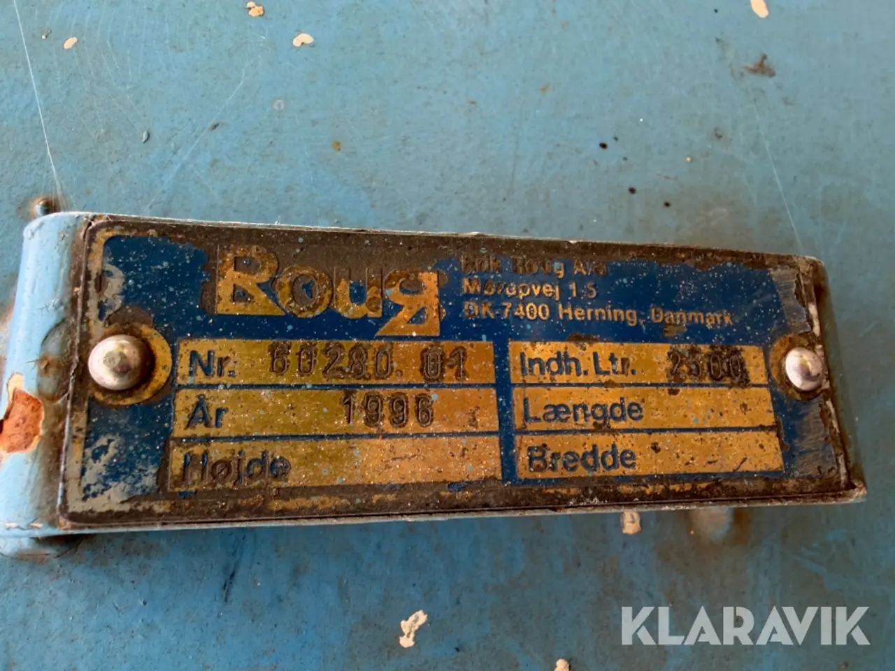 Billede 5 - Dieseltank Roug 2500 Liter