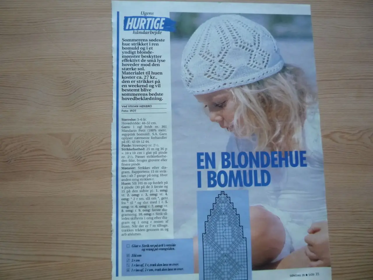 Billede 2 - Yndig blondehue i bomuld