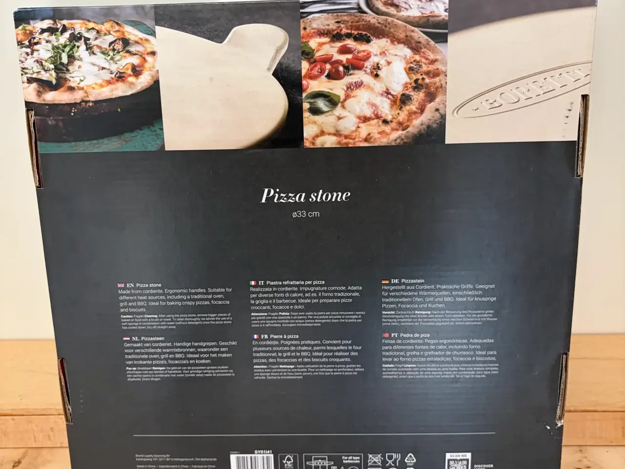 Billede 3 - Boretti pizzasten 33 cm