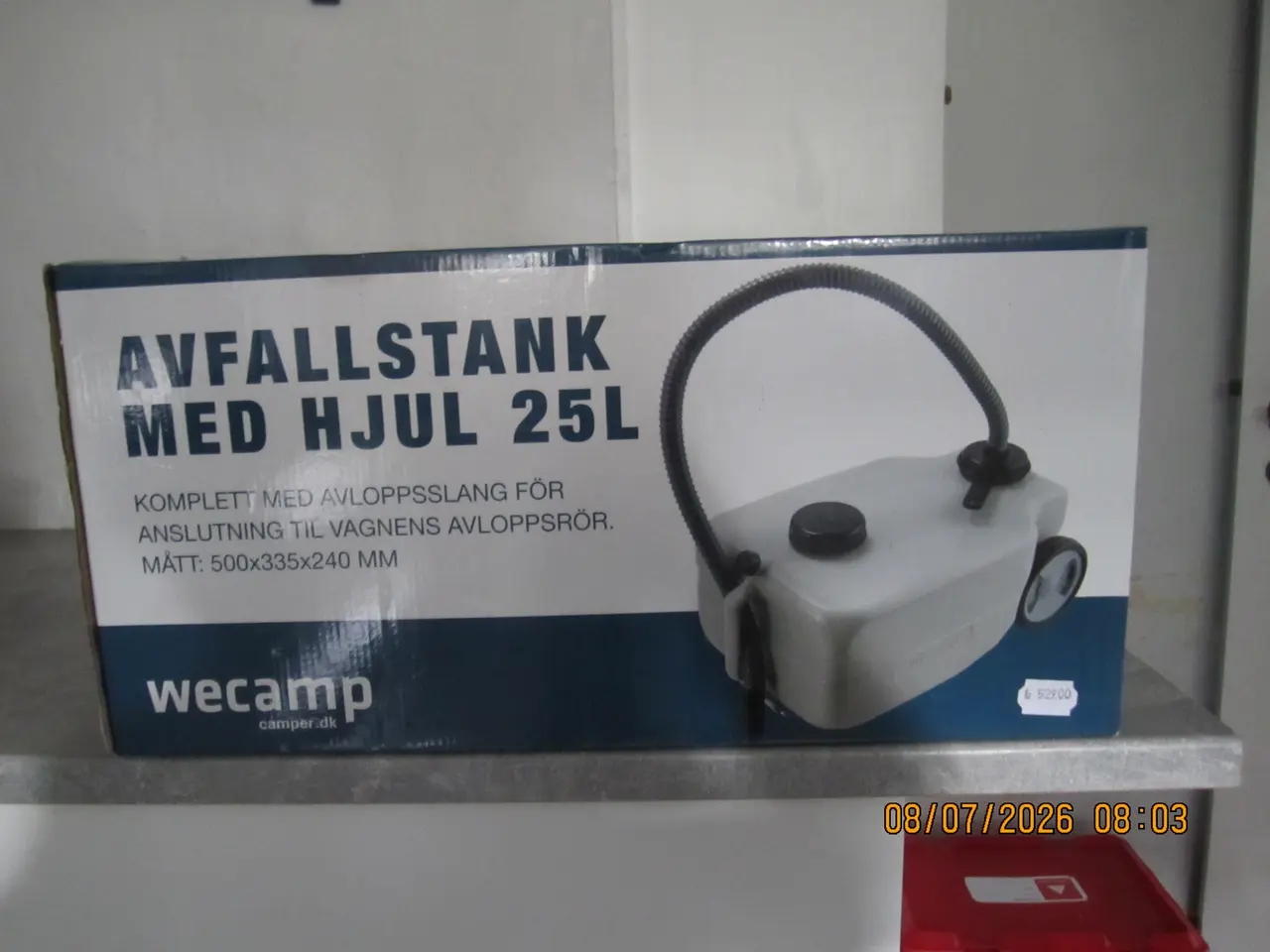 Billede 1 - WeCamp 25 l spildevandstank på hjul