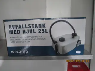WeCamp 25 l spildevandstank på hjul 
