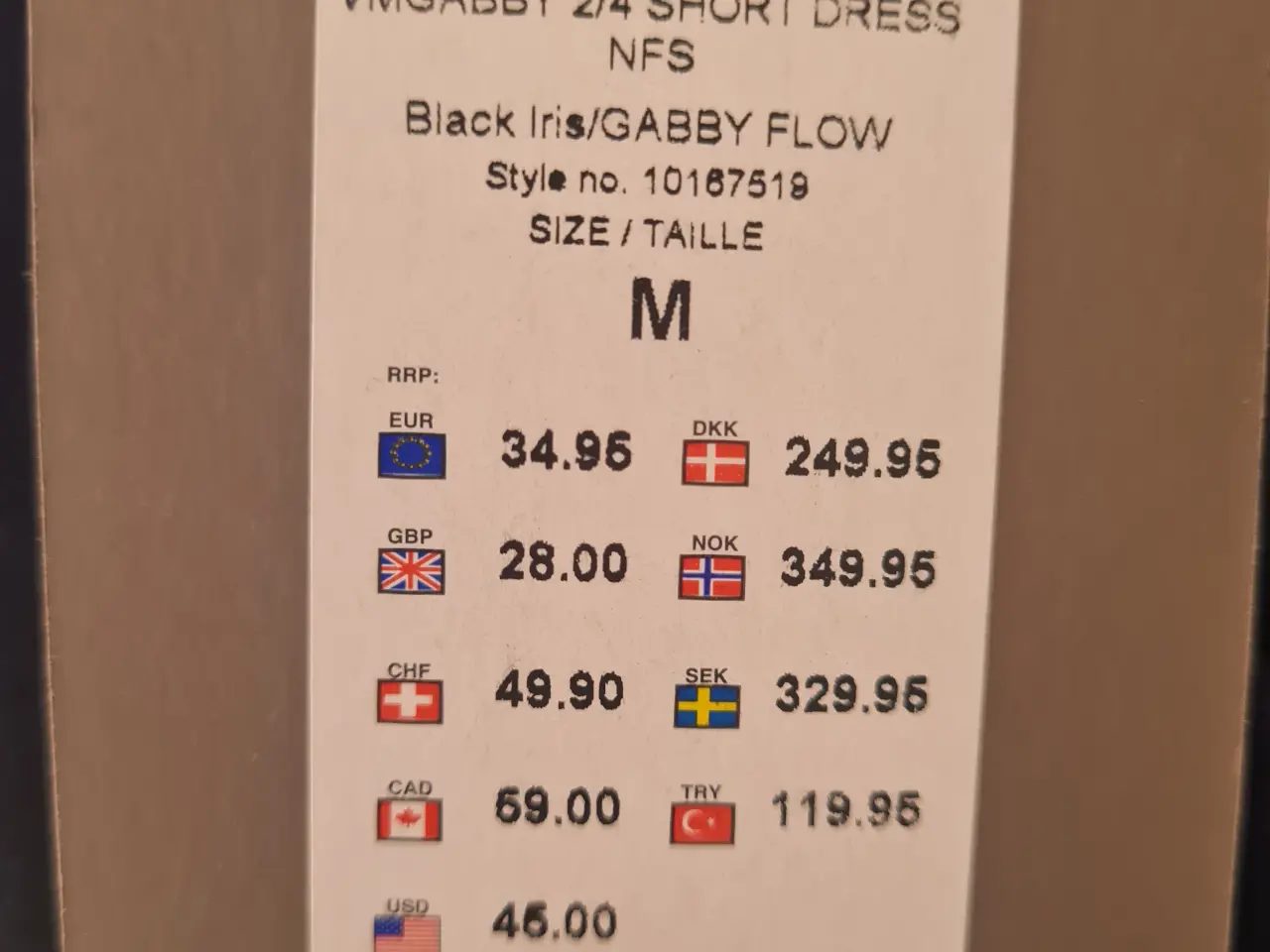 Billede 5 - Ny kjole str M 38 Vero Moda 