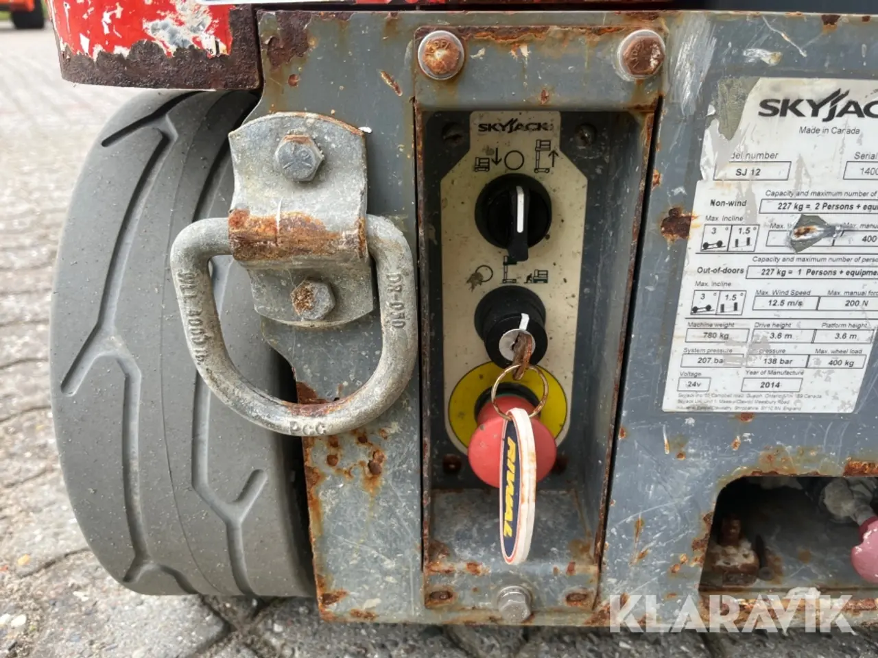 Billede 12 - Søjlelift Skyjack SJ12 5.6meter