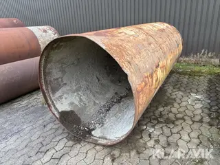Casing jern rør 3400x1260mm 1 styk