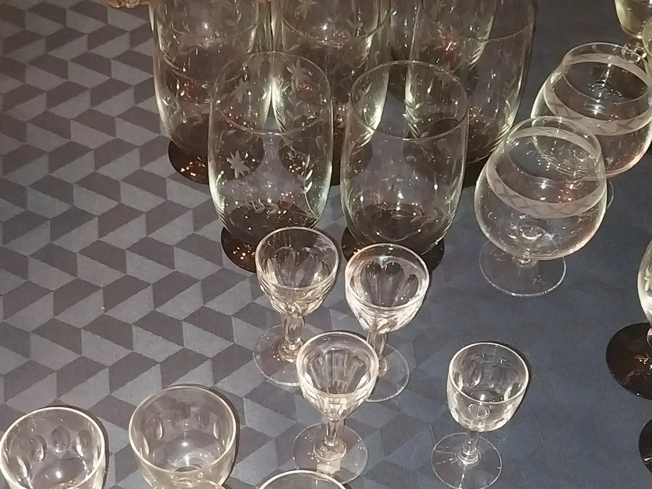 Billede 17 - Gl.  Glas bla. Holmegård