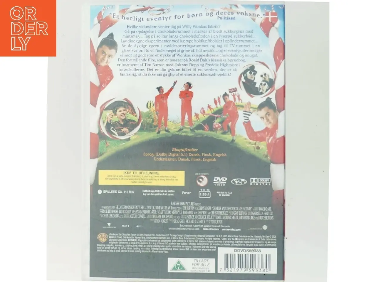 Billede 3 - Charlie og chokoladefabrikken med Johnny Depp (DVD)