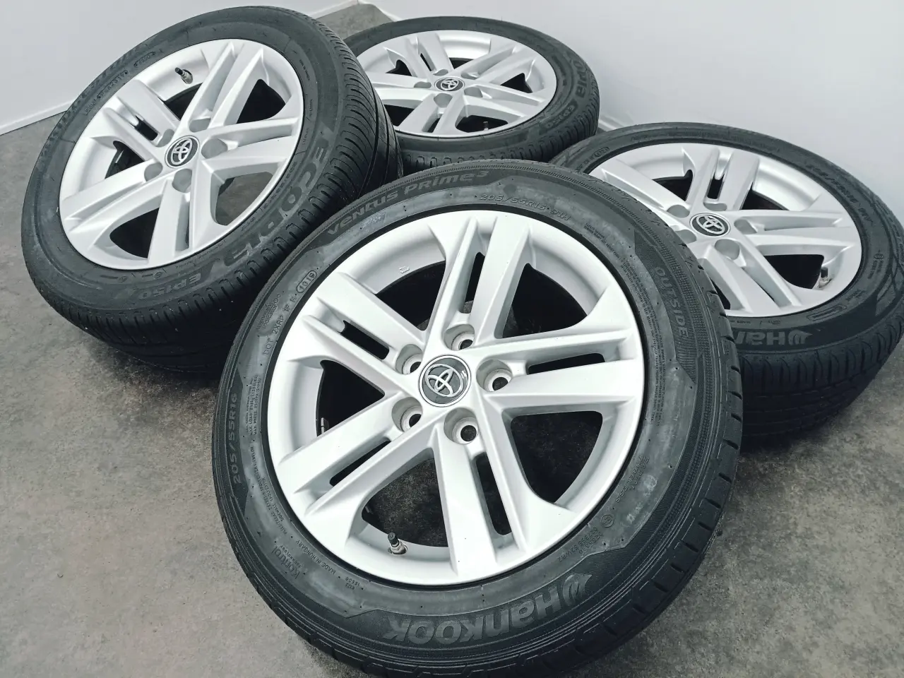 Billede 2 - 5x114,3 16" ET40 nav 60,1ø TOYOTA sommersæt DEMO