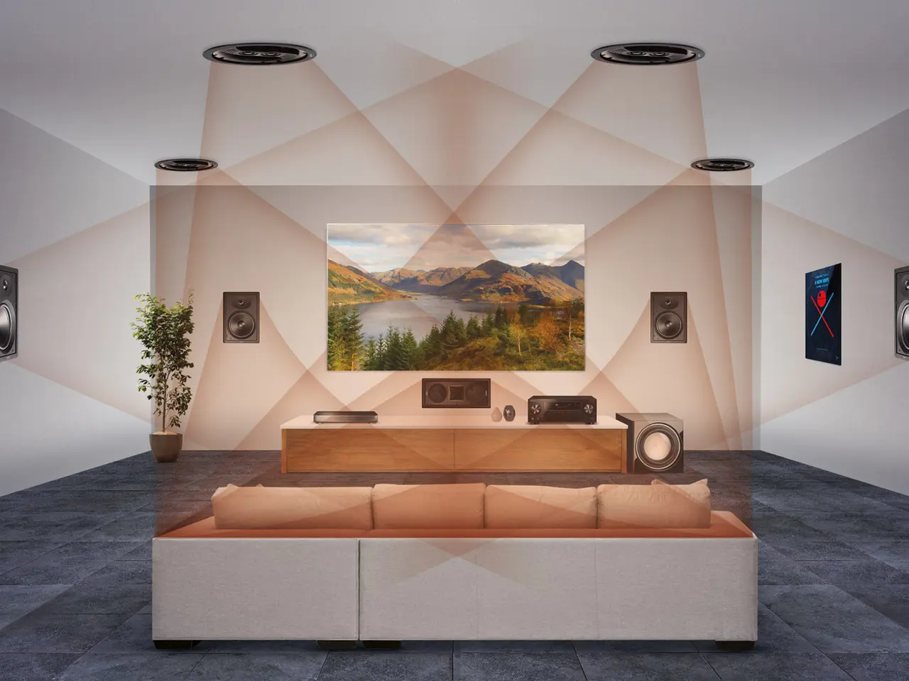 Billede 9 - 6,5" Indbygget Loftshøjttaler – Hvid – 250 kr./stk