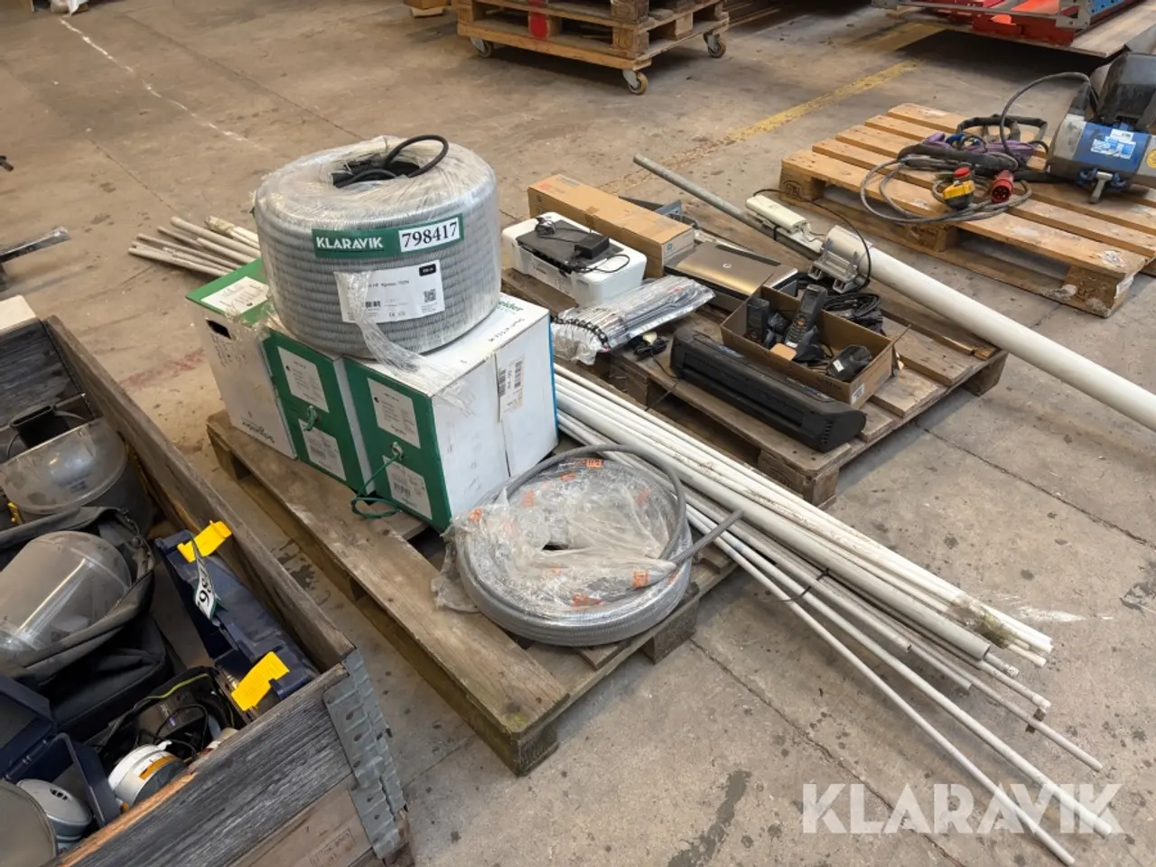 Billede 5 - Installationsmaterialer Schneider Electric datakabel, flexrør og installationsrør