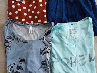 4 stk t-shirts str. M