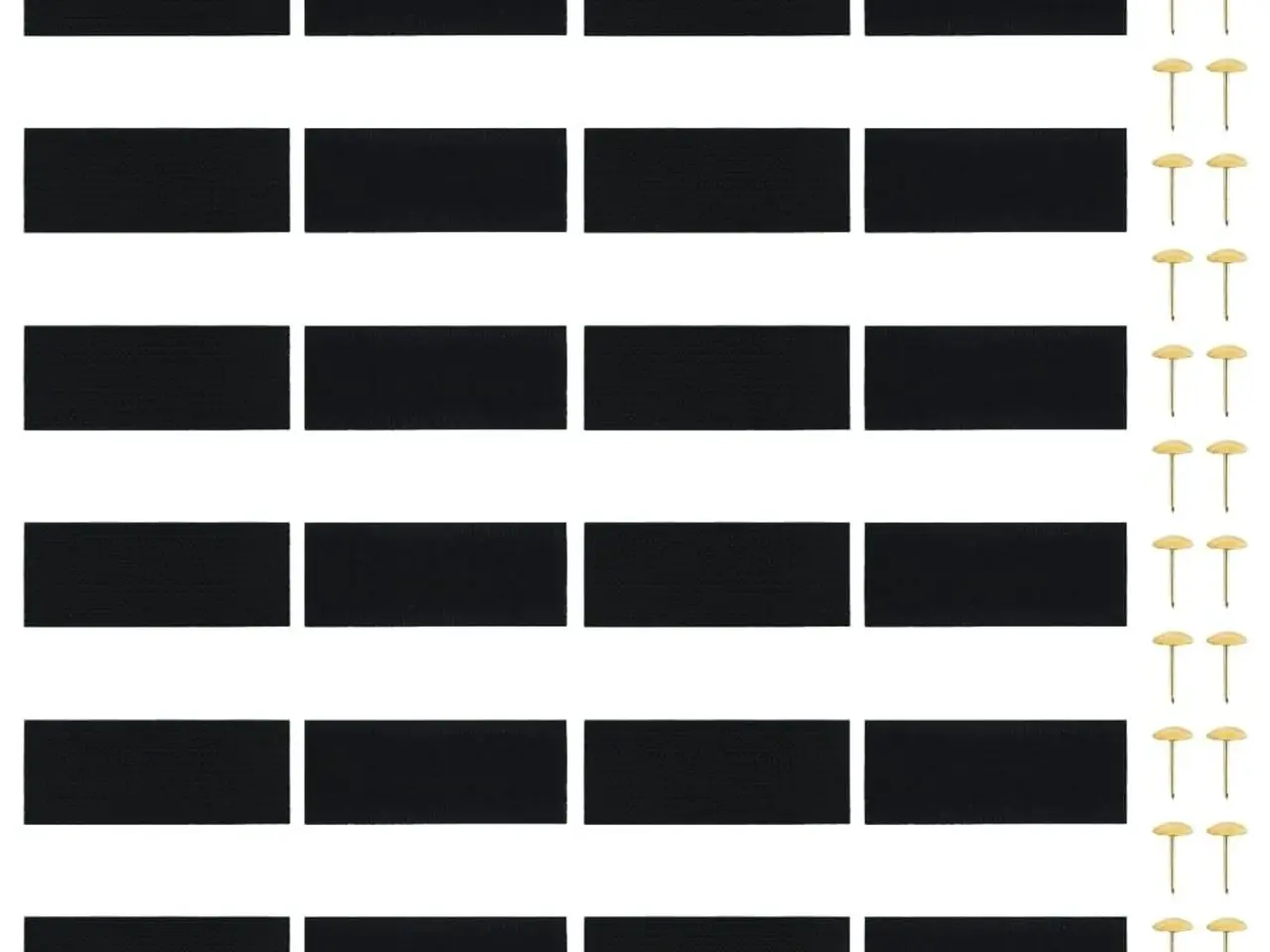 Billede 6 - Magnetisk dørgardin insektnet - 2 stk., 210 × 100 cm, sort