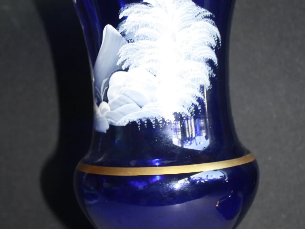Billede 6 - lågvaser af blåt glas