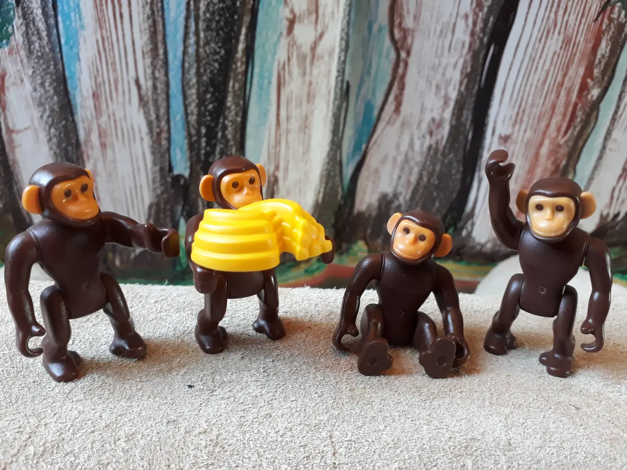 Billede 1 - 4 PlayMobil Chimpanser Aber 