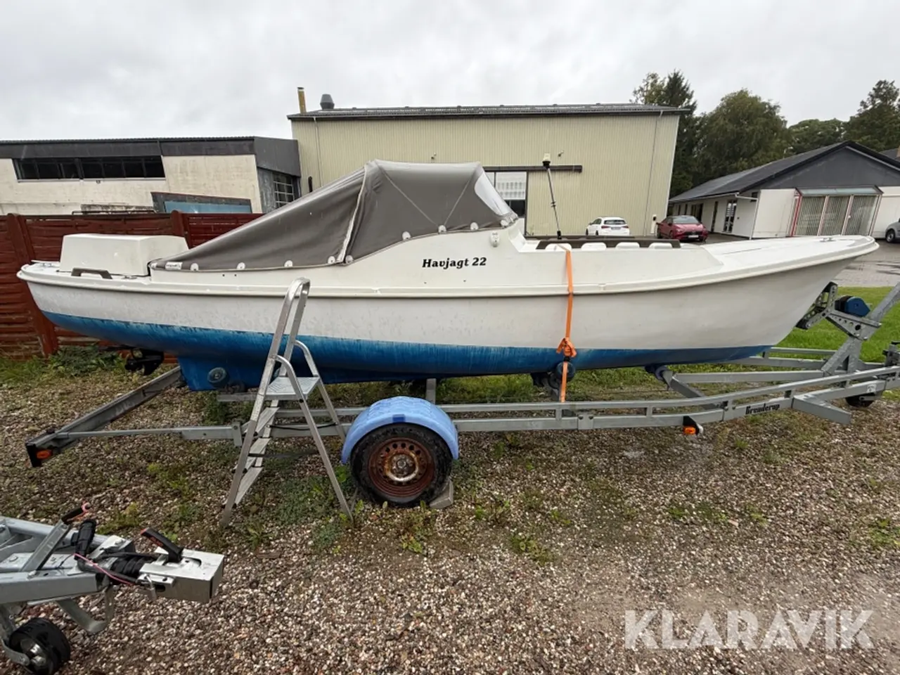 Billede 8 - Båd med trailer Havjagt 22
