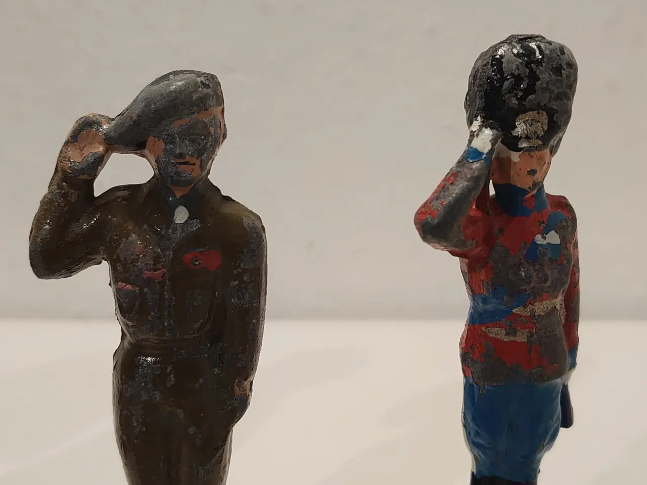 Billede 5 - 10 stk figurer: Lineol/Elastolin, metal og keramik