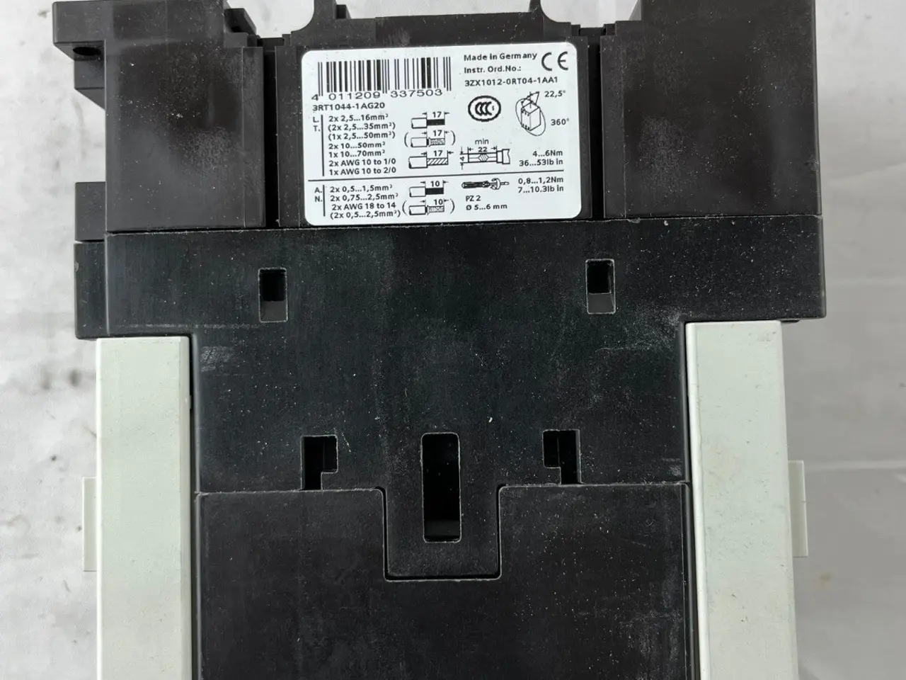 Billede 4 - Siemens 3RT1044-1AG20 Sirius Power kontaktor 65A