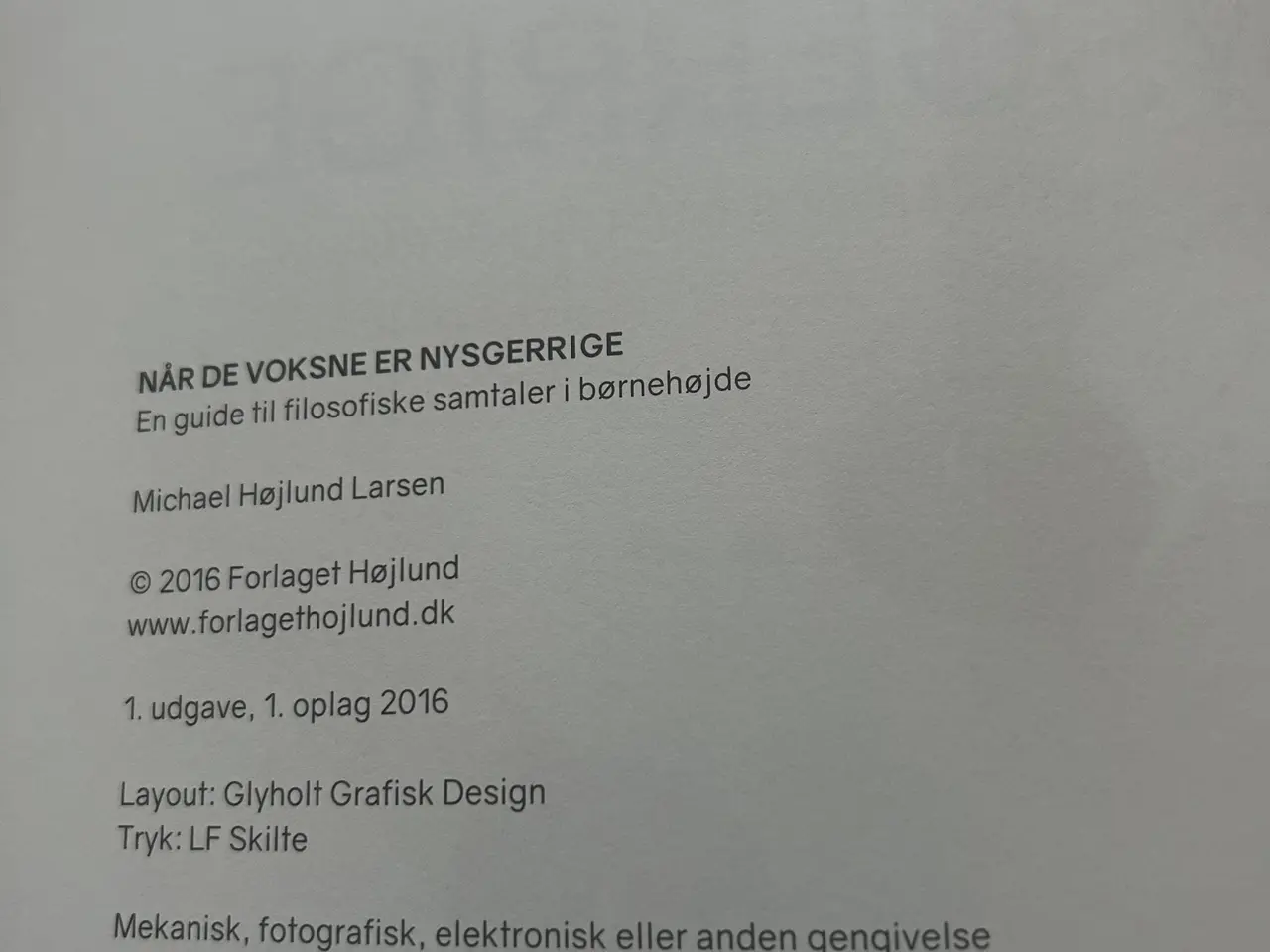 Billede 5 - Larsen, M. H. - "Når de voksne er nysgerrige"