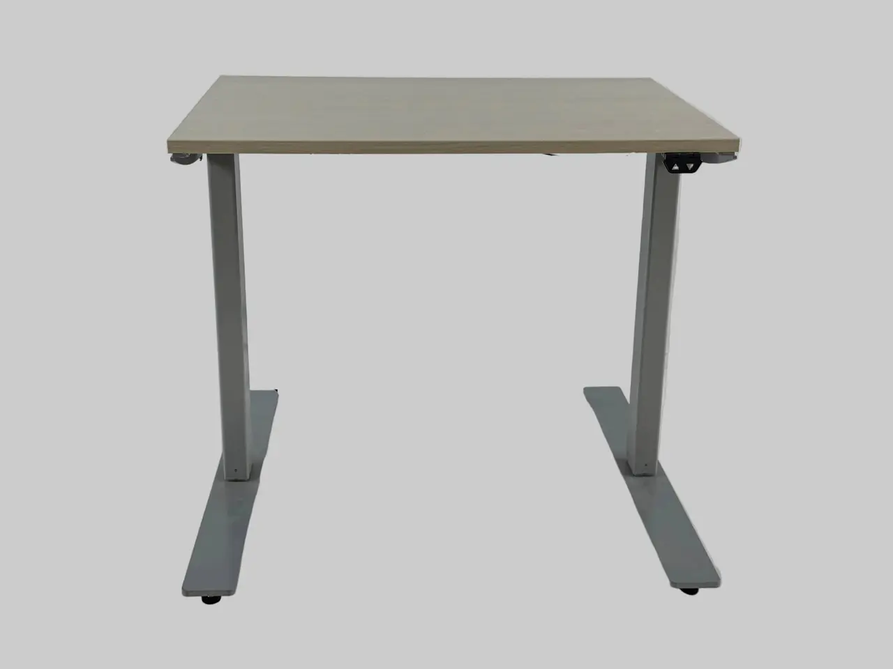 Billede 3 - Linak Hæve/sænkebord – Natur/Grå Stel 100x60cm