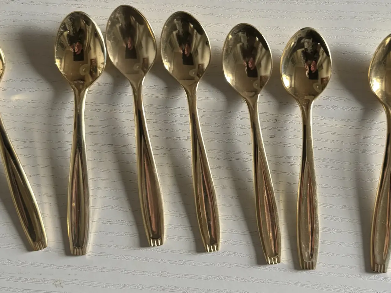 Billede 1 - Bestik, Teskeer "guld"