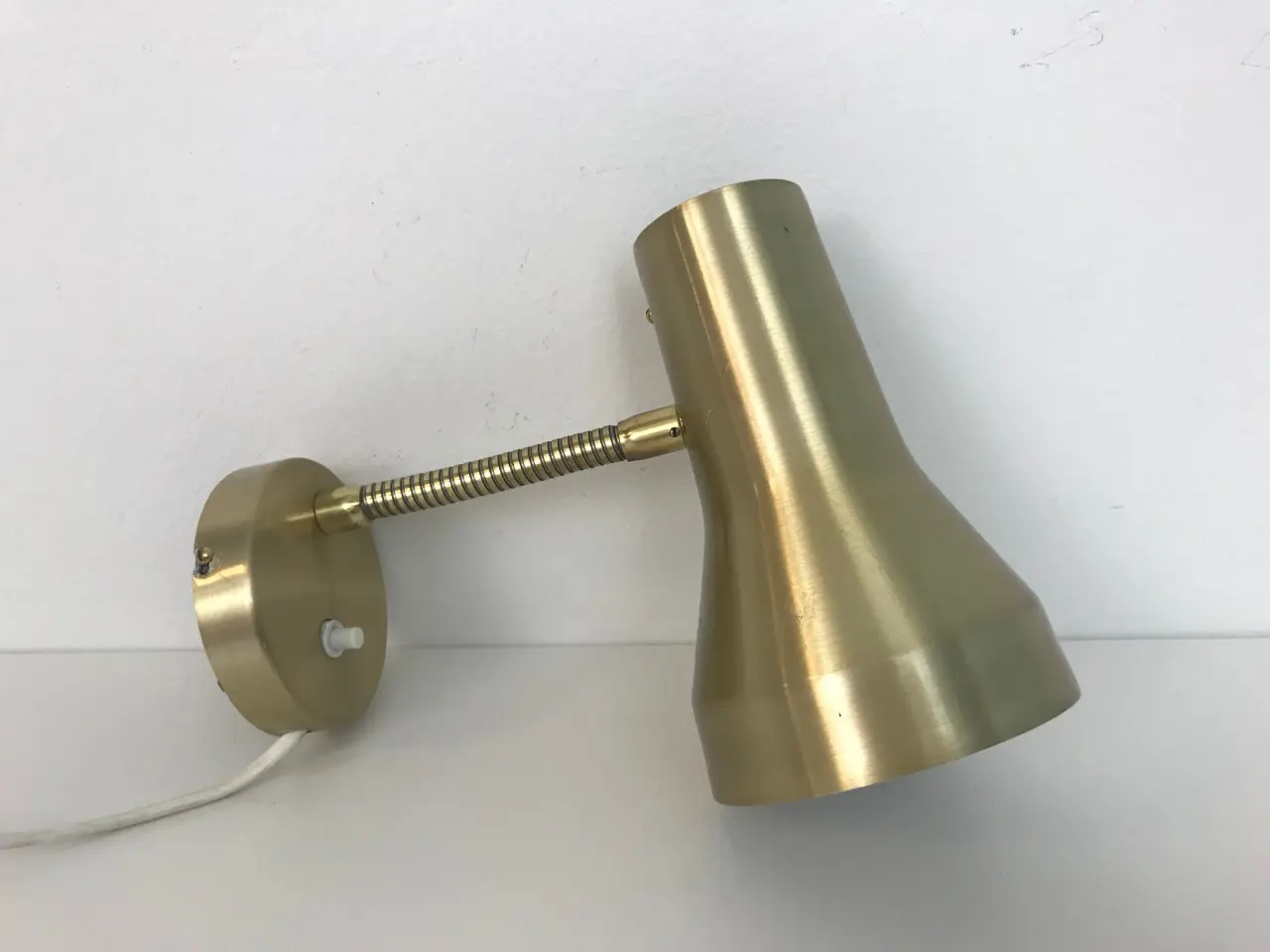 Billede 7 - Retro messing væglampe