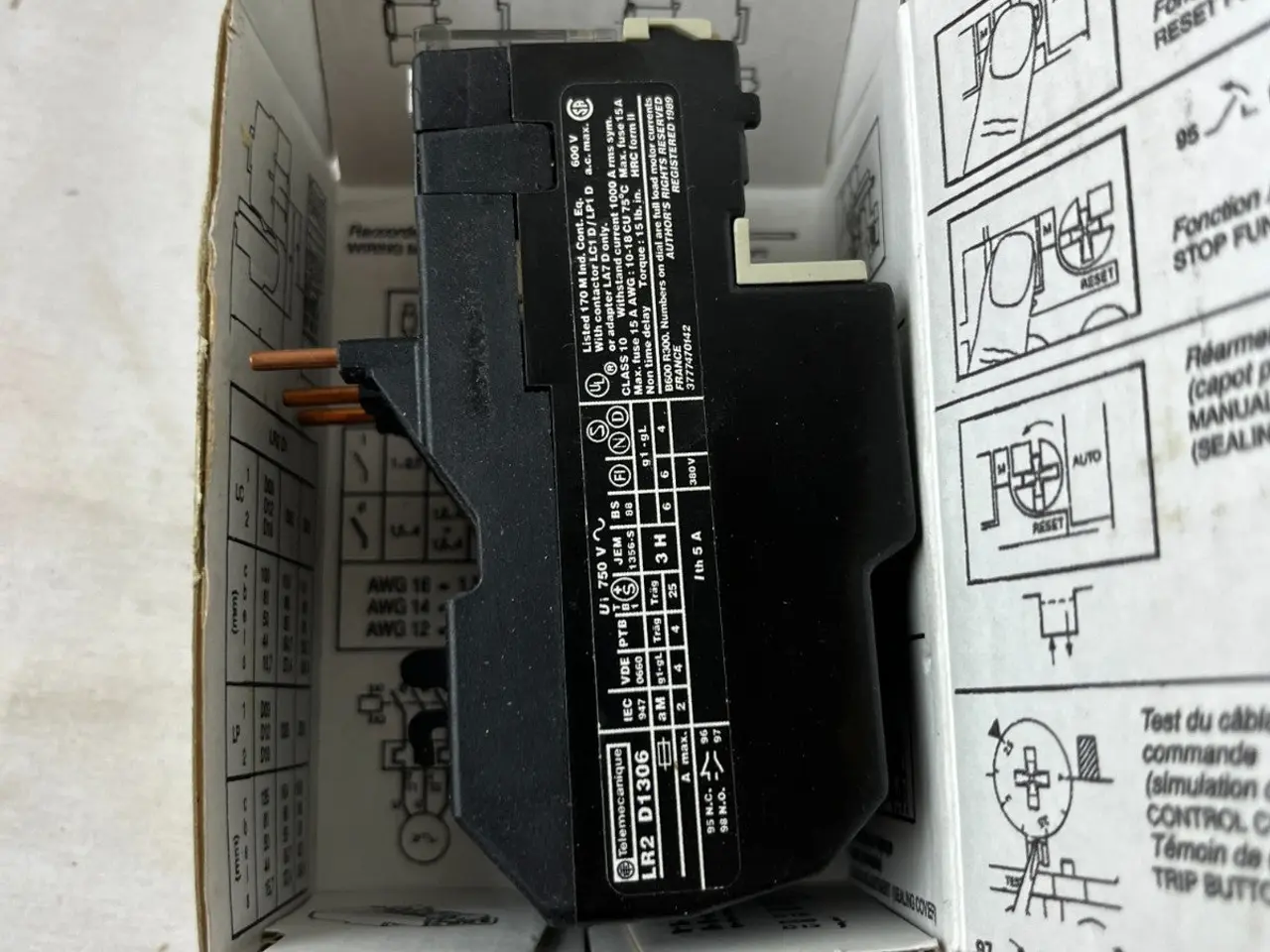 Billede 6 - Telemecanique LR2D1307 Thermal Overload relæ Class