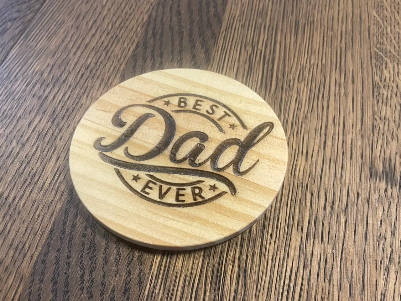 Billede 8 - Holder i træ, med 6 coasters.