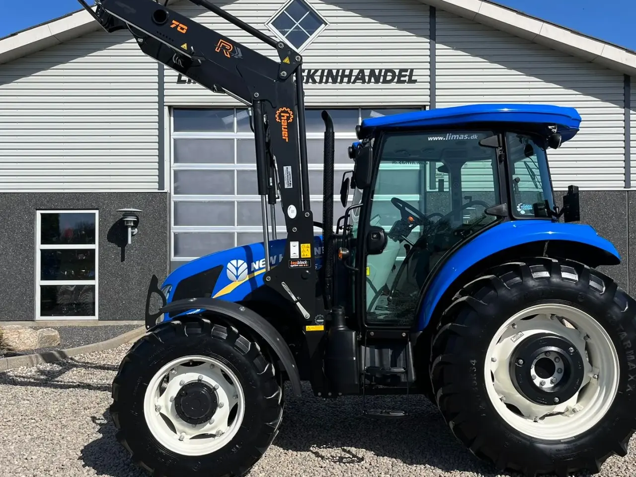 Billede 2 - New Holland TD5.75 Med frontlæsser med parallelføring, 3die funktion, euro-skifte