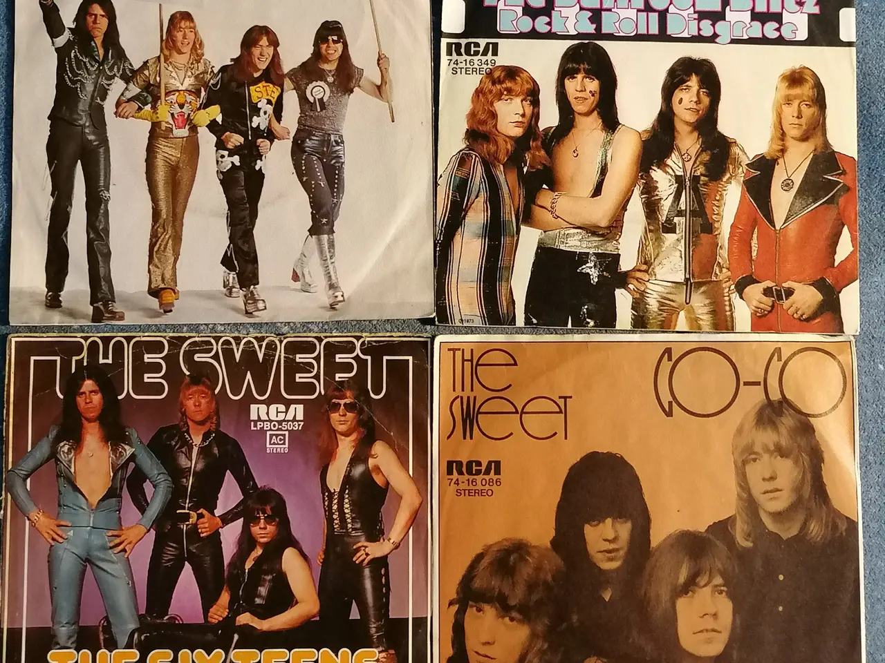 Billede 2 - The Sweet Glamrock Single Lot