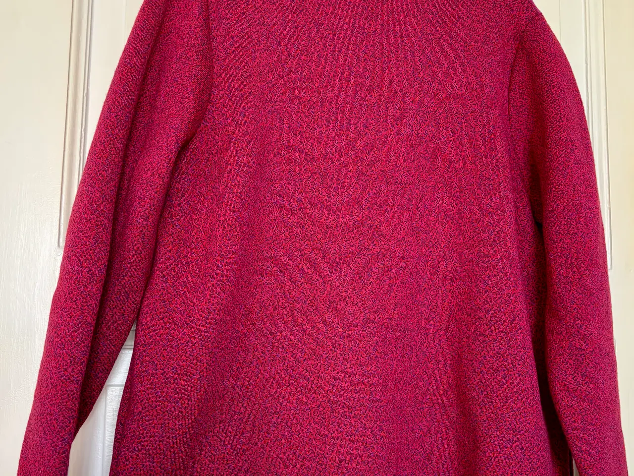 Billede 2 - Oleana, rød/pink/lilla cardigan, str XL/XXL