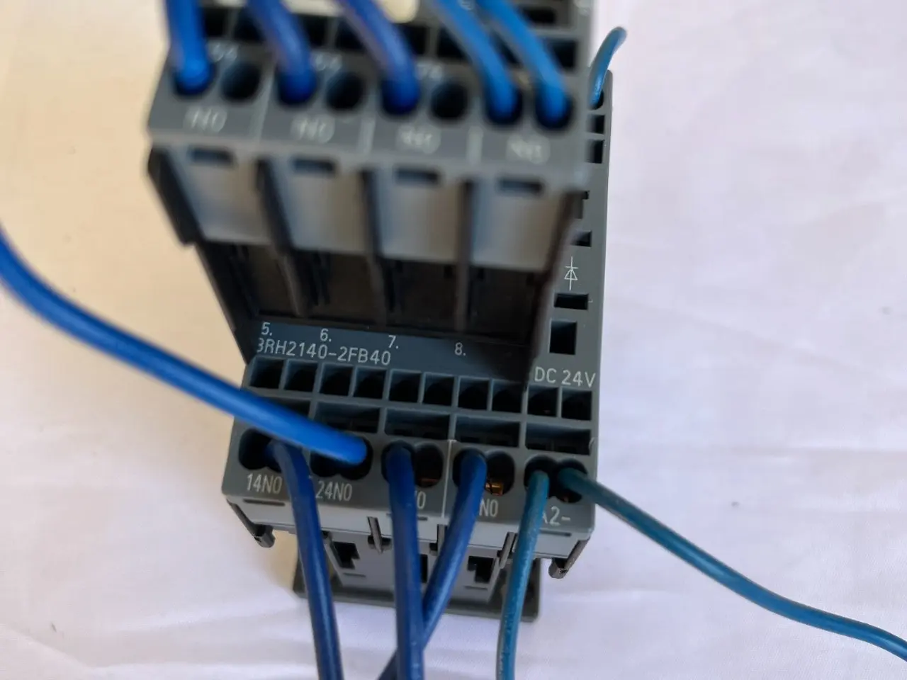 Billede 3 - Siemens 3RH2140-2FB40 kontaktor relæ 4NO 24V DC