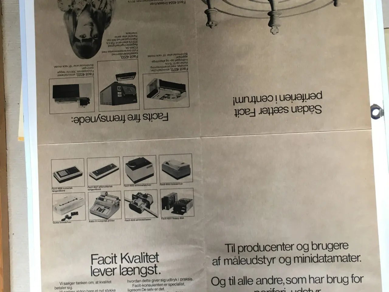 Billede 1 - Facit plakat. Giv bud.