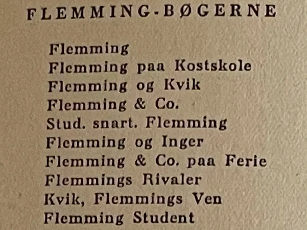 Billede 14 - Flemming bøgerne, 1-10