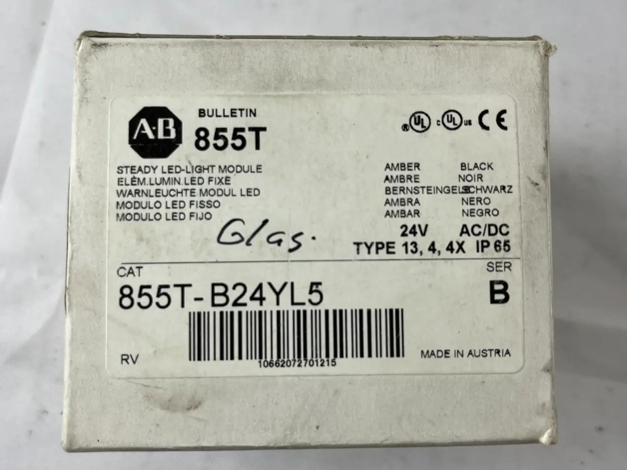 Billede 4 - Allen Bradley 855T-B24YL5 Amber Steady LED Stack V
