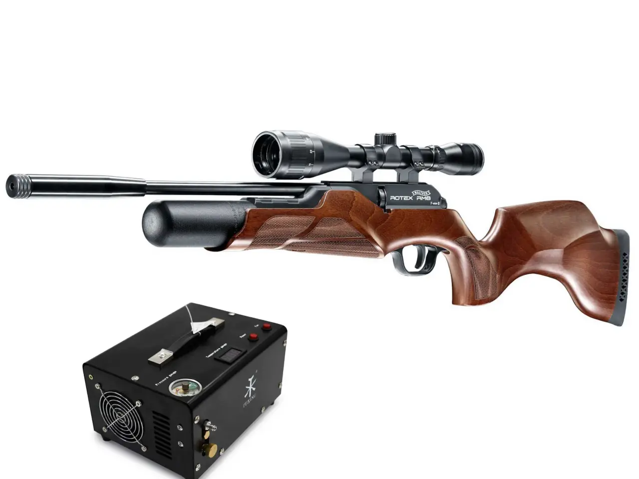 Billede 1 - Walther Rotex RM8 4,5 mm incl. kompressor og kikkert