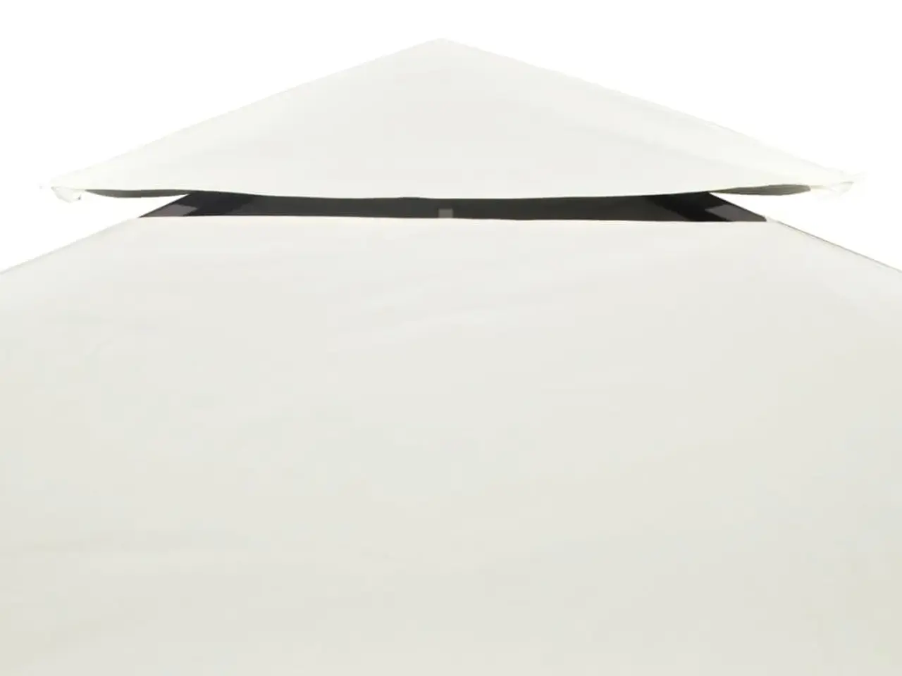 Billede 4 - Baldakin til pavillon 3×3 m - 310 g/m², cremehvid