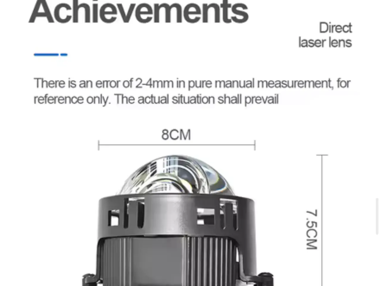 Billede 18 - MC eller Bil - Bi Direct Laser Led Projector Lense