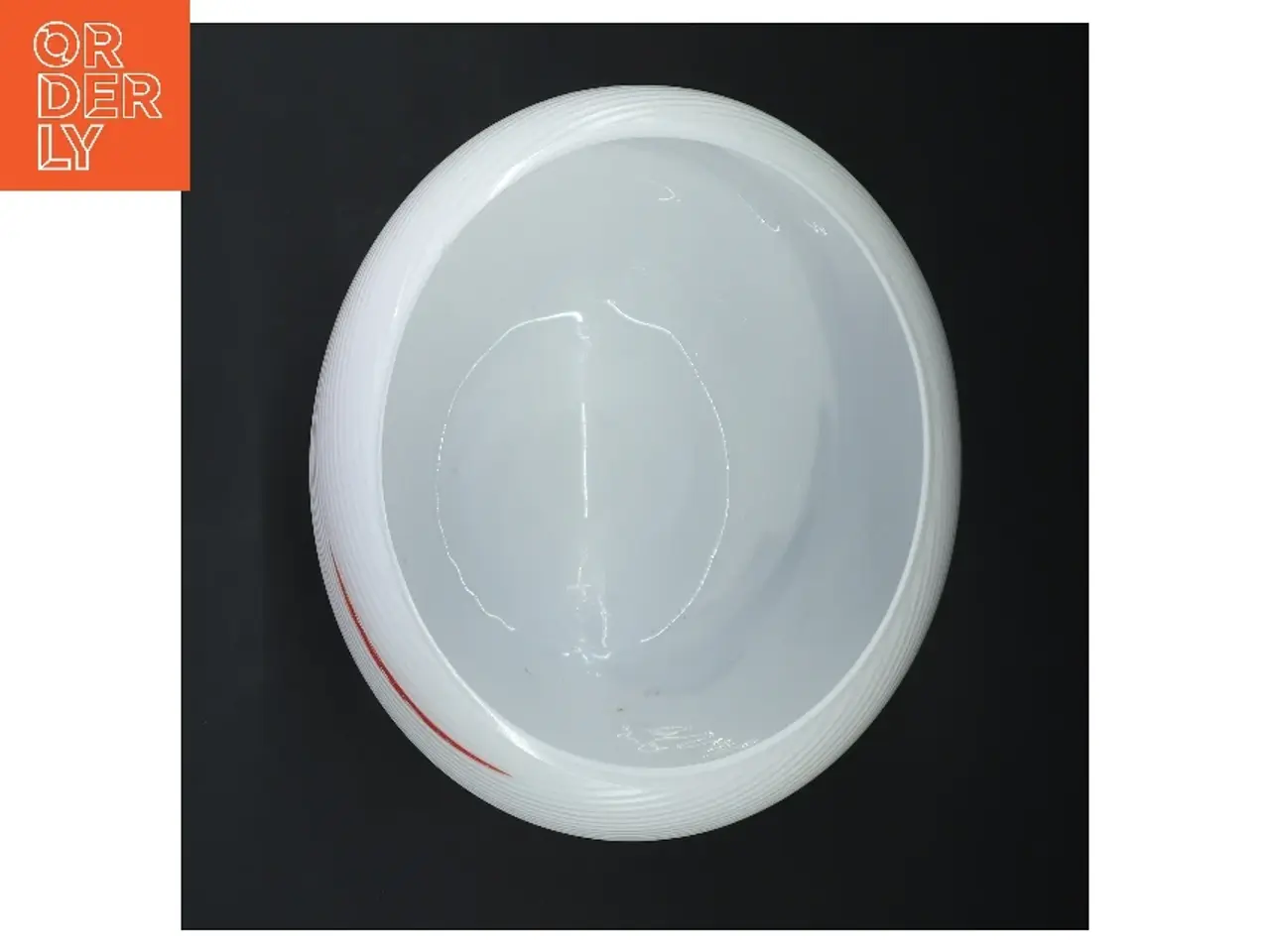 Billede 4 - Hvid vase med farver (str. 18x19 cm)