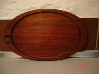 Teaktræs fad/ bakke oval