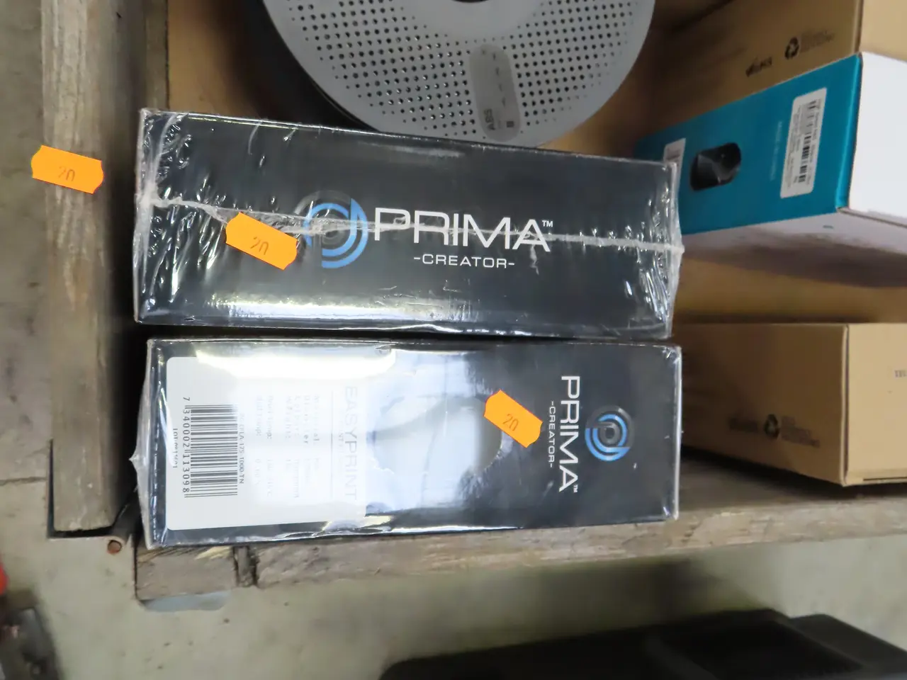 Billede 2 - Palle med div. varelager til 3D Printer BAMBU LAB ABS, SUNLU