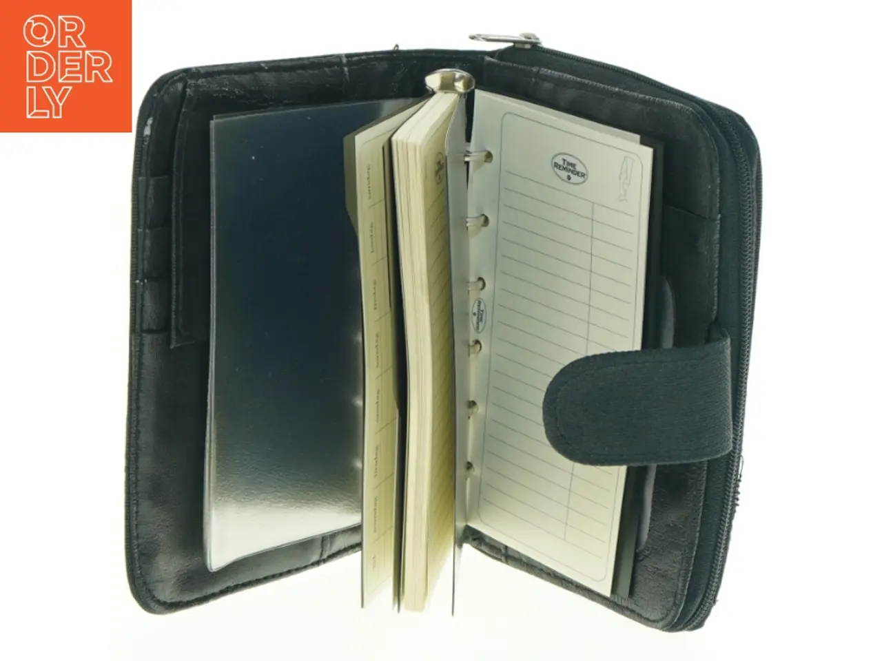 Billede 1 - Sort ringbindsmappe fra The Reminder (str. 16 x 11,5 cm)