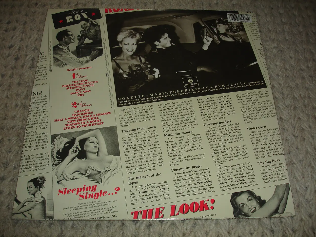 Billede 3 - (Sender gerne) Roxette – Look Sharp!