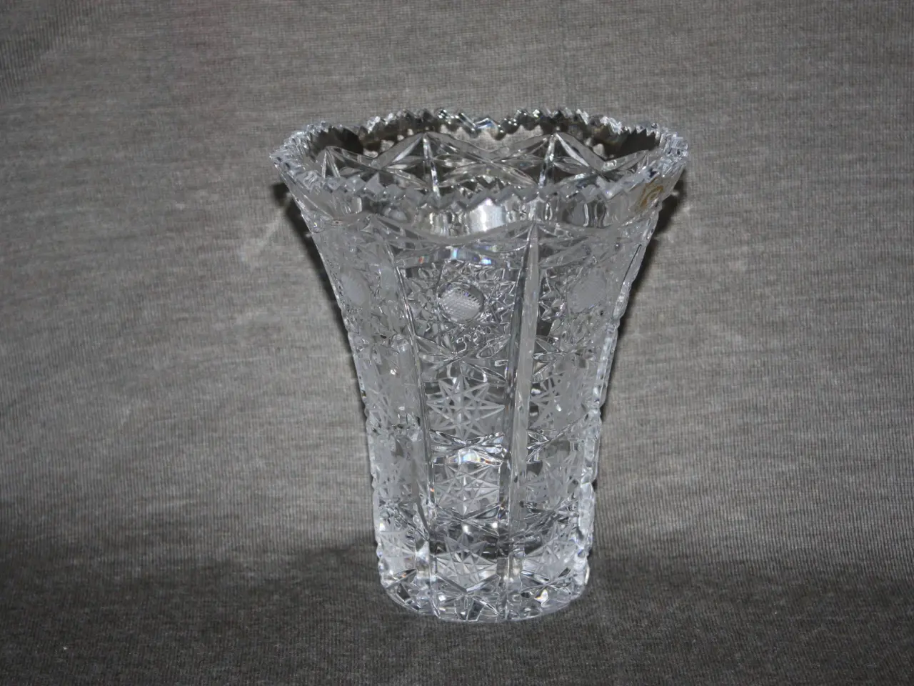 Billede 1 - Rogaska krystal vase højde 15 cm med 1 fejl