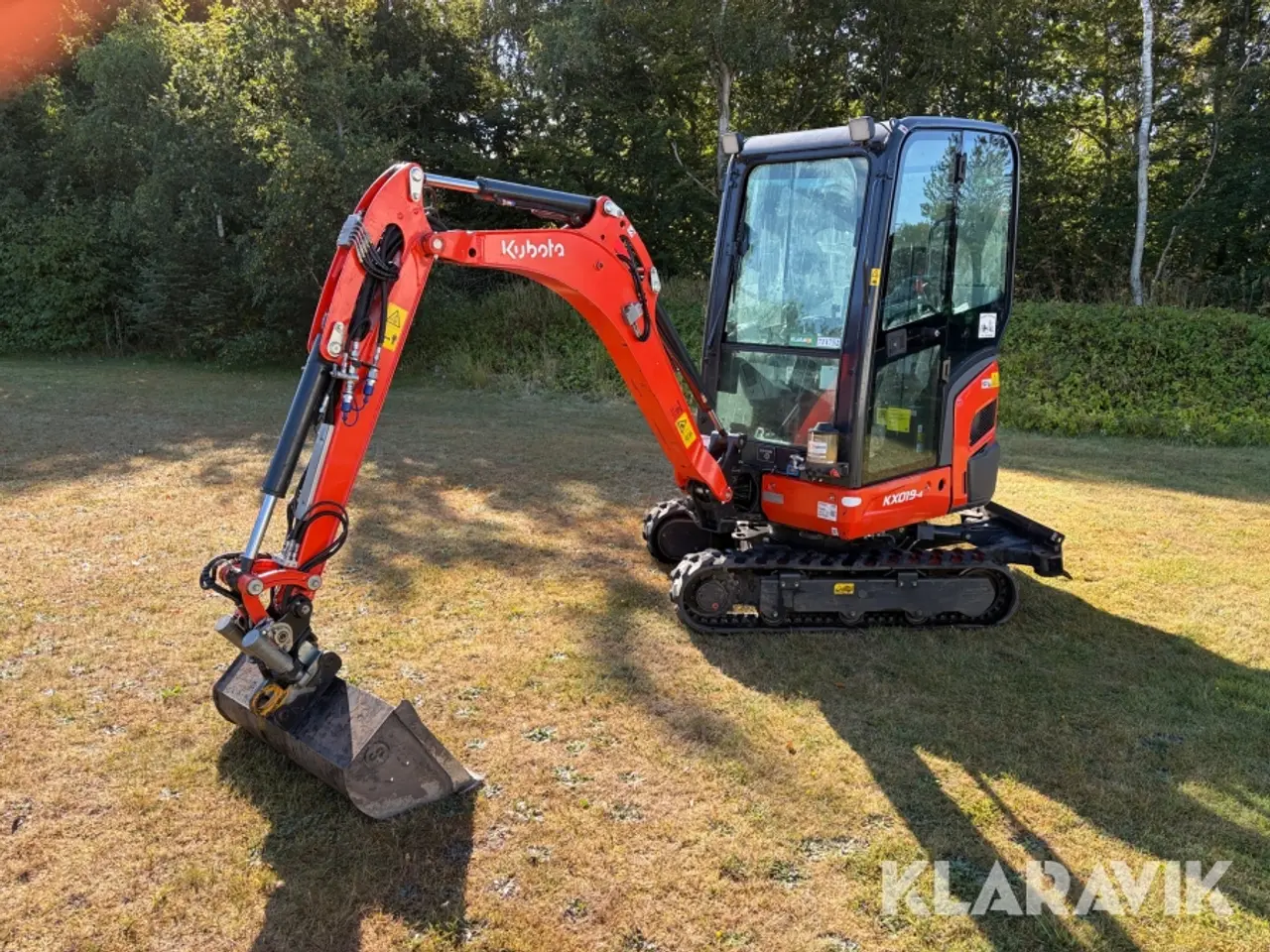Billede 1 - Gravemaskine Kubota KX019-4 med tilt og centralsmørring