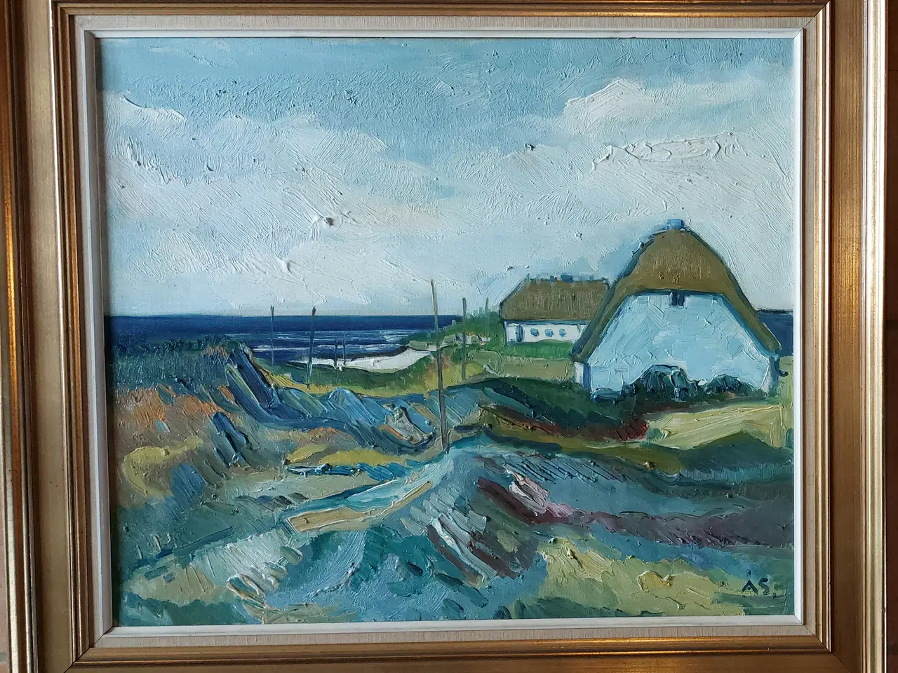 Billede 2 - AAGE STRAND - ( 1910 - 1975 ) - oliemaleri