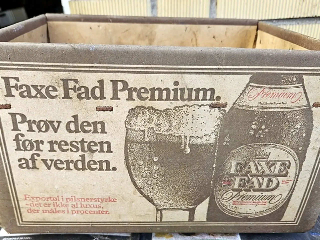 Billede 1 - Ølkasse til 12 Fakse Fad